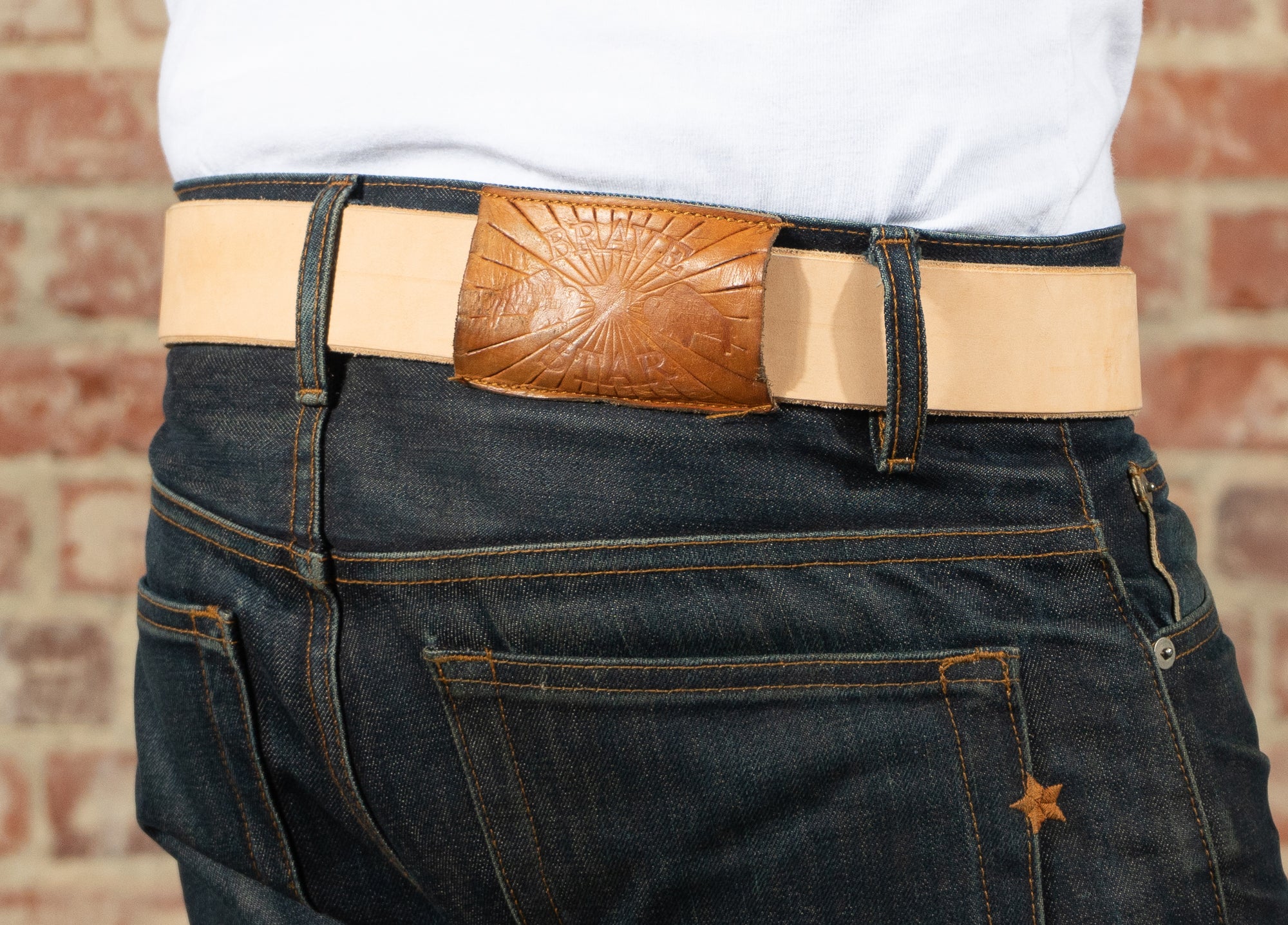 XW Leather Belt in Veg Tan (X-Wide 1.75")