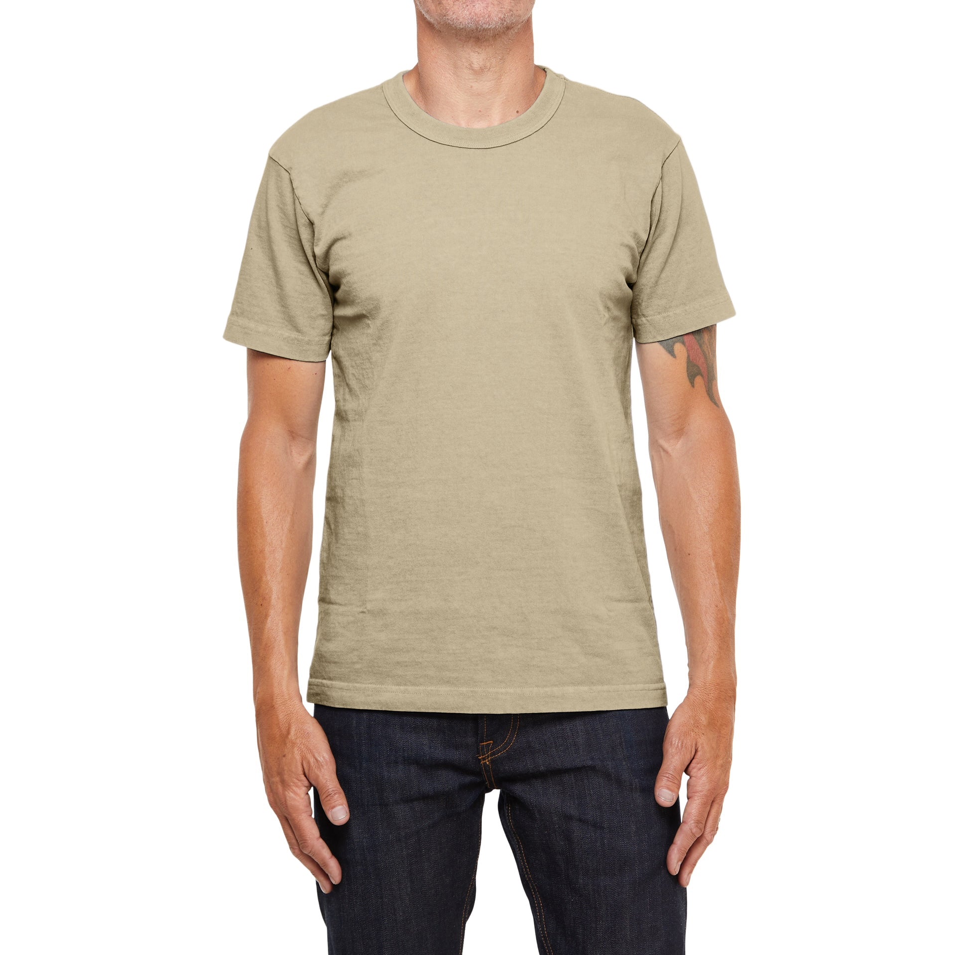Glory Days Short Sleeve Classic T-Shirt 6.5oz Cotton/Stone