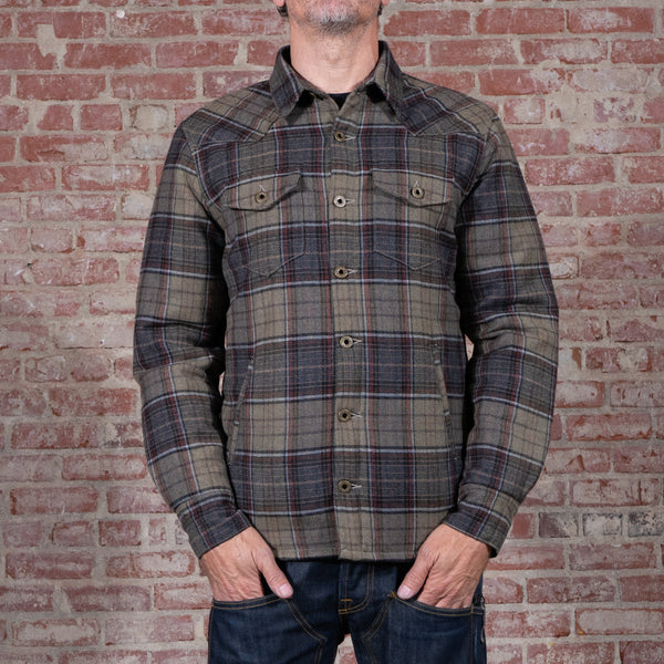 Deputy CPO Flannel Shirt 7.5oz Japanese Merino Wool - Brave Star