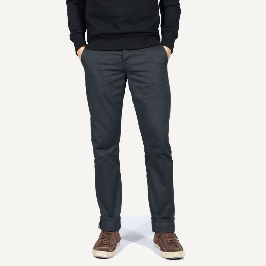 Nine:Inthe:Morning Men's Pantalone Chino Straight Leg Blue