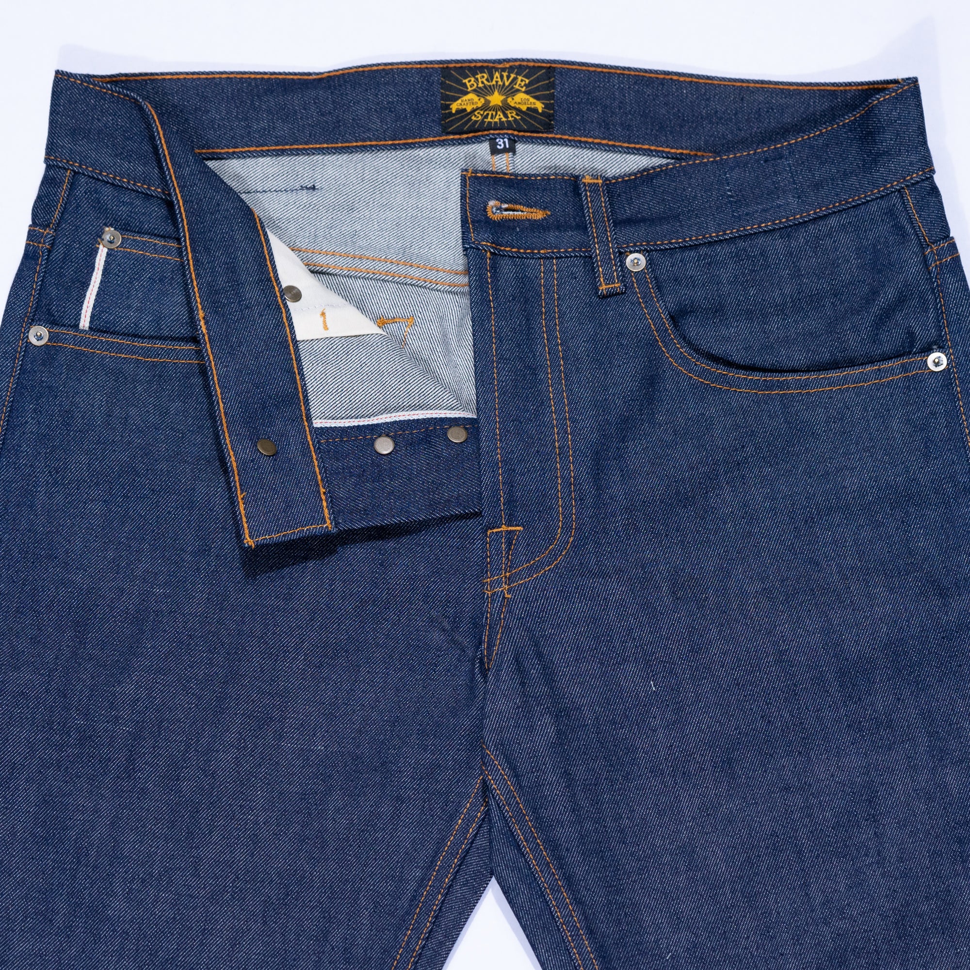 Brave Star True Straight Jeans Cone Mills Selvage Indigo Denim Size 36×29 –  ASA College: Florida