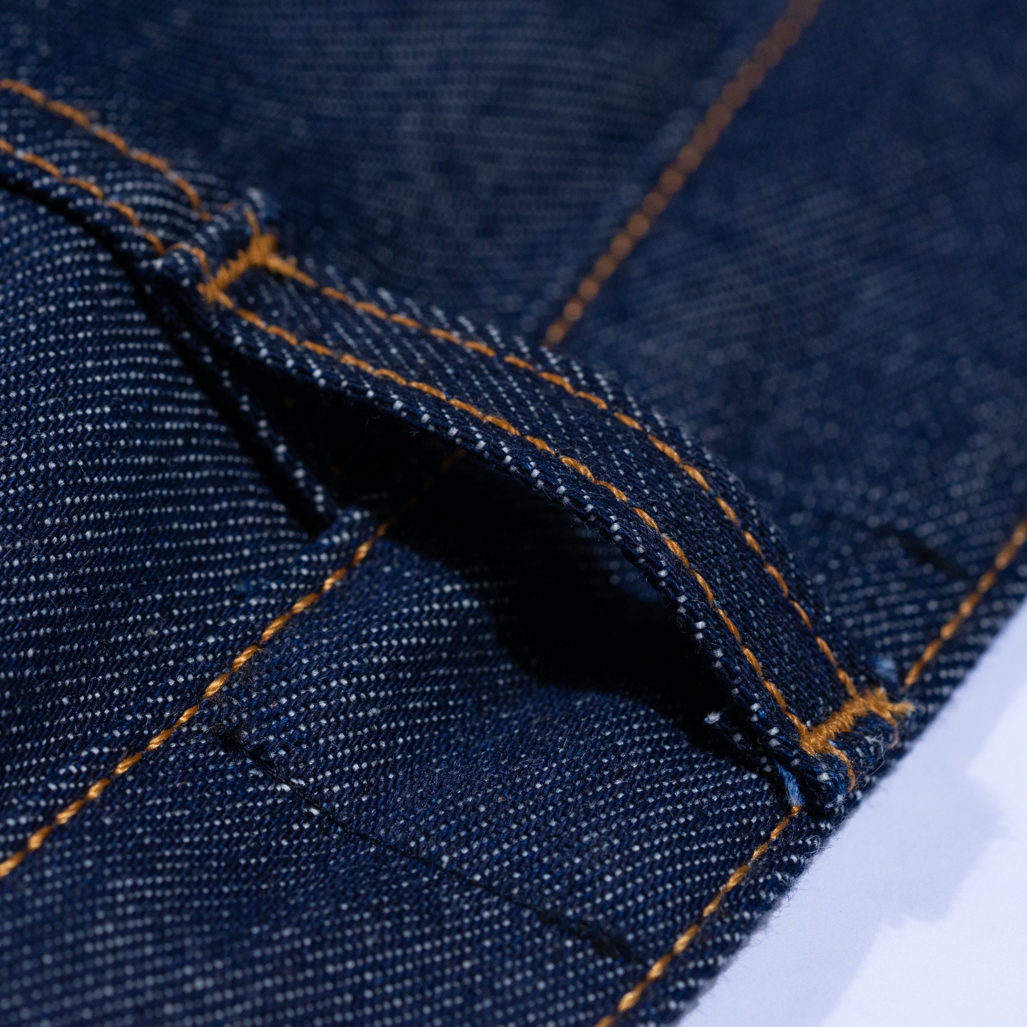 Brave Star Selvedge Cone Mills Raw Selvedge Denim Jeans Size 31 Wide Orange  ID