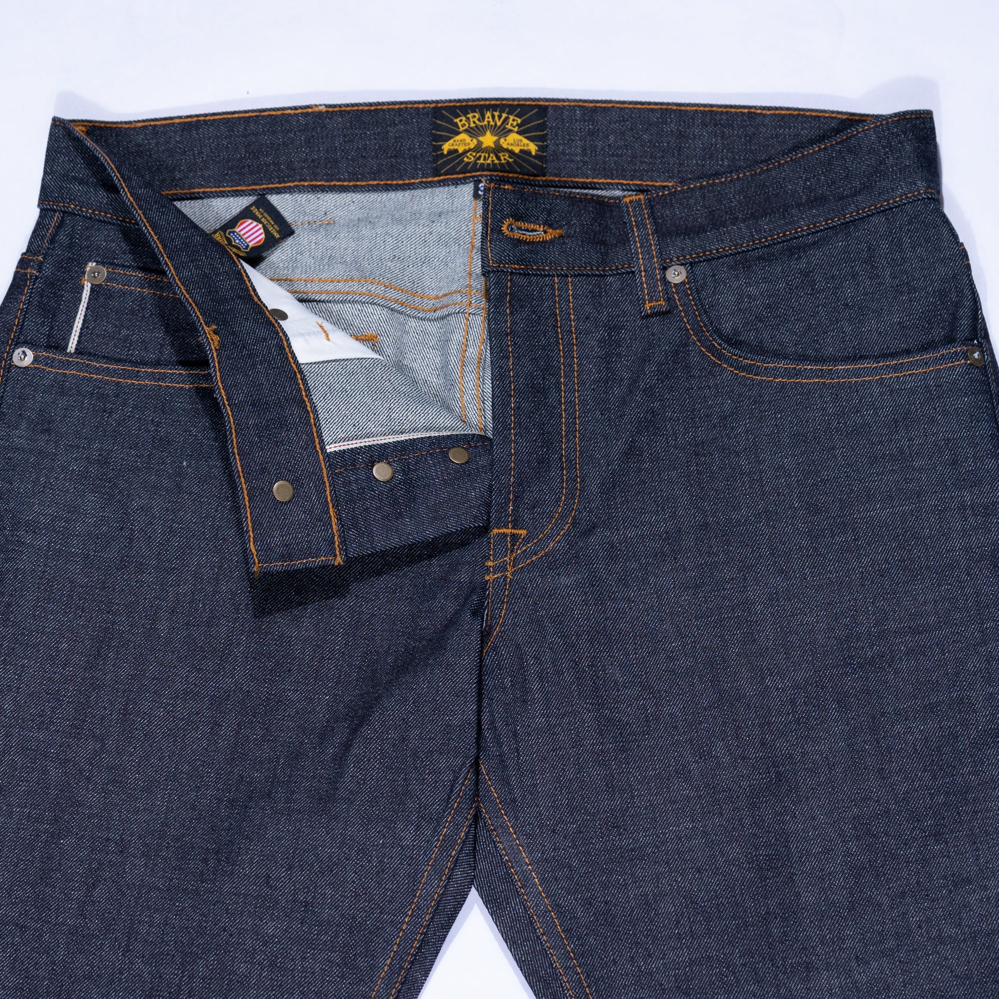 Slim Straight 14.75oz 'Redline' Japan Selvage Denim - Brave Star