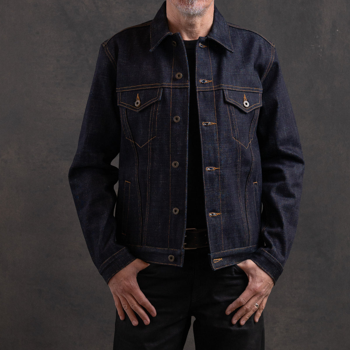 Hard Washed Selvage Denim Jacket main image 1