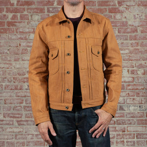 PRE ORDER: Mojave Jacket 18oz 'Prairie Gold' Selvage Denim - Brave