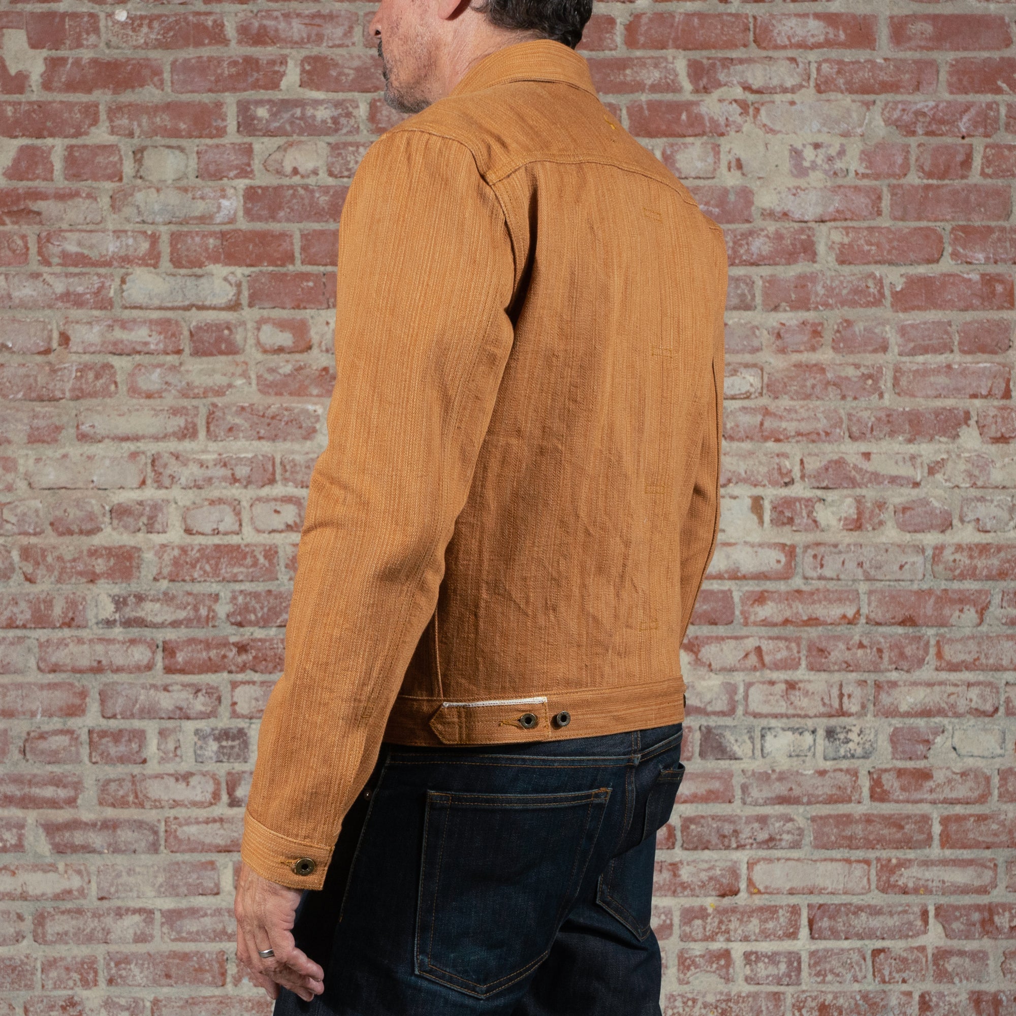 PRE ORDER: Mojave Jacket 18oz 'Prairie Gold' Selvage Denim - Brave