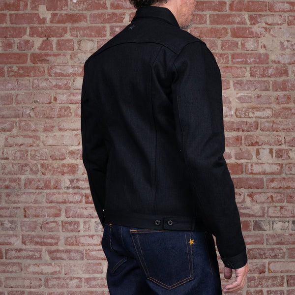 The Ironside 21.5oz 'Mayhem' Japan Black Selvedge Denim Jacket - Brave Star  Selvage