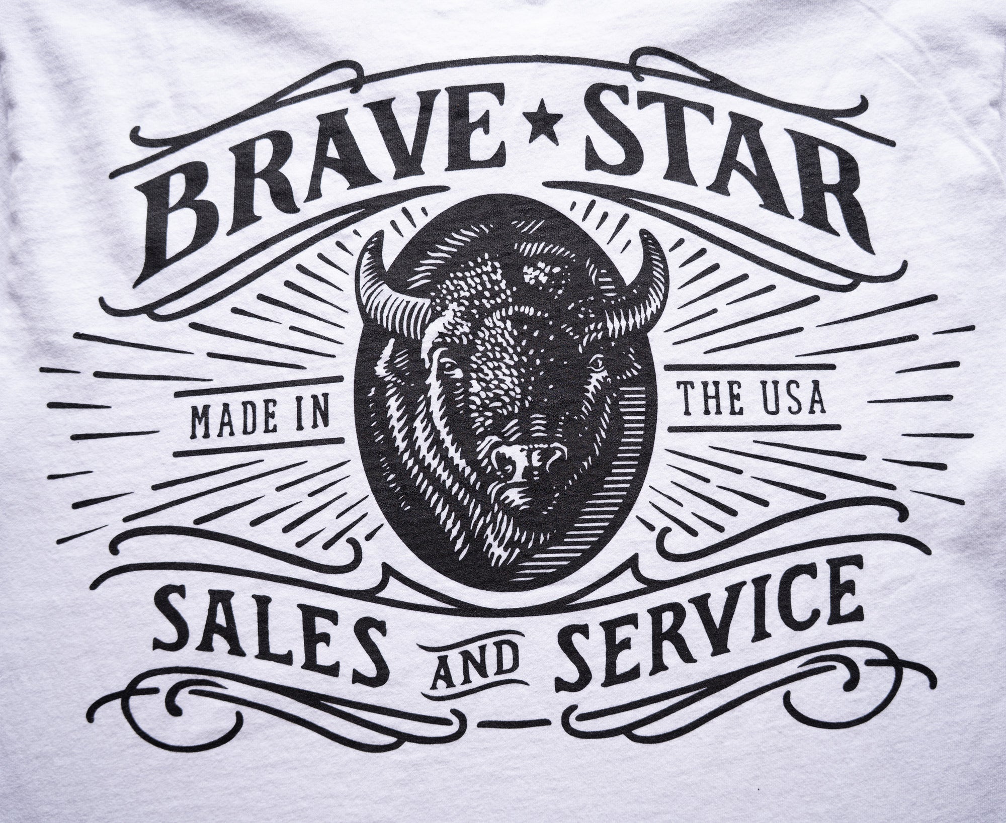 PRE ORDER: Glory Days Brave Star Bison Logo T-Shirt