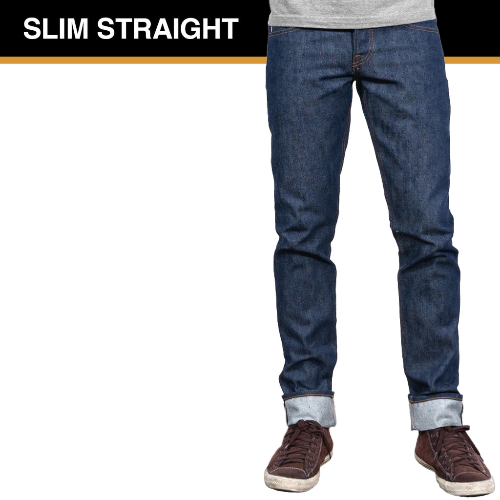 Brave Star Jeans Mens 33 Fit 36x34 Blue Pants Dark Raw Selvage True Straight  USA