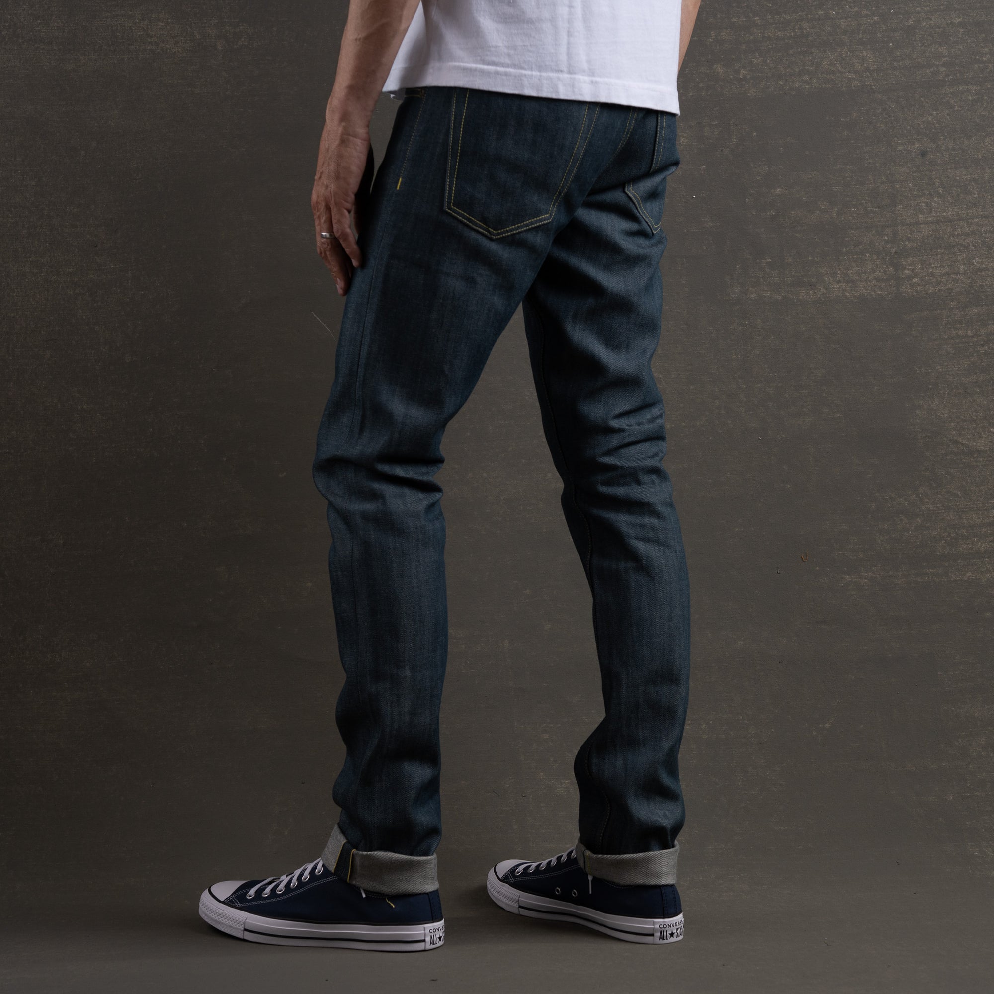 Slim Straight 9oz Sun Fade Japan Selvage Denim Brave Star Selvage