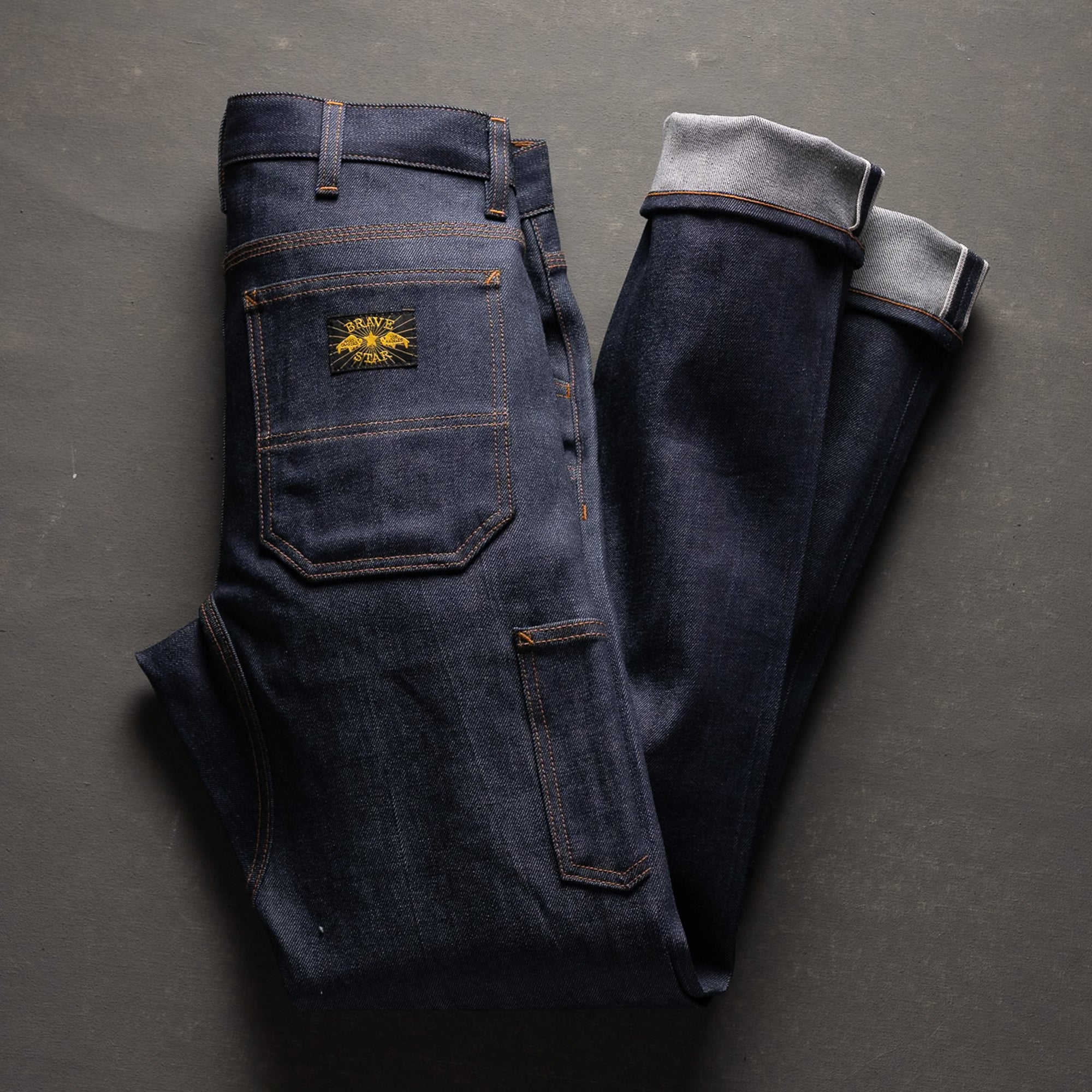 straight selvedge denim（Regen Glanz） straight selvedge denim（Regen Glanz）