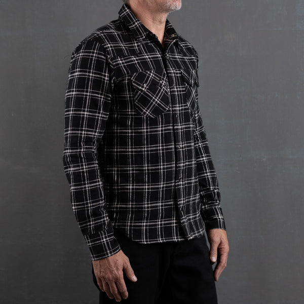 Sawtooth Shirt 8oz Japanese Slub Flannel - Bl | Brave Star Sel