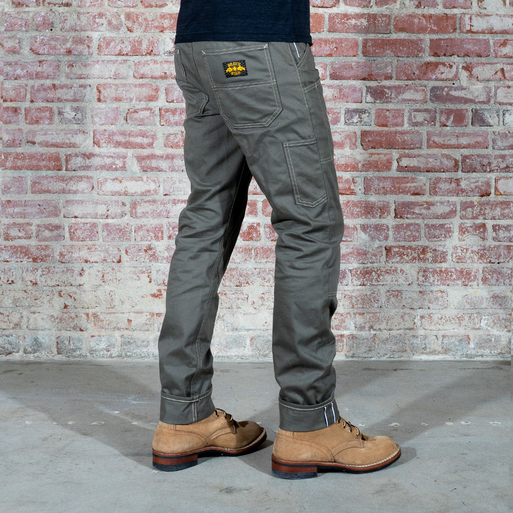 The Die Hard Double Knee Tapered Leg 10oz Selvage Twill - Brave