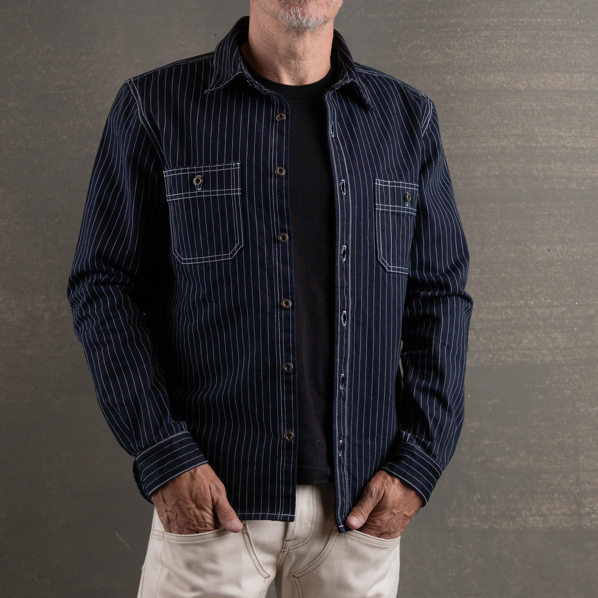 Iron Horse Work Shirt 14oz Wabash Japan Selva | Brave Star Sel - Brave Star Selvage Iron Horse Work Shirt 14oz Wabash Japan Selva | Brave Star Sel - Brave Star Selvage