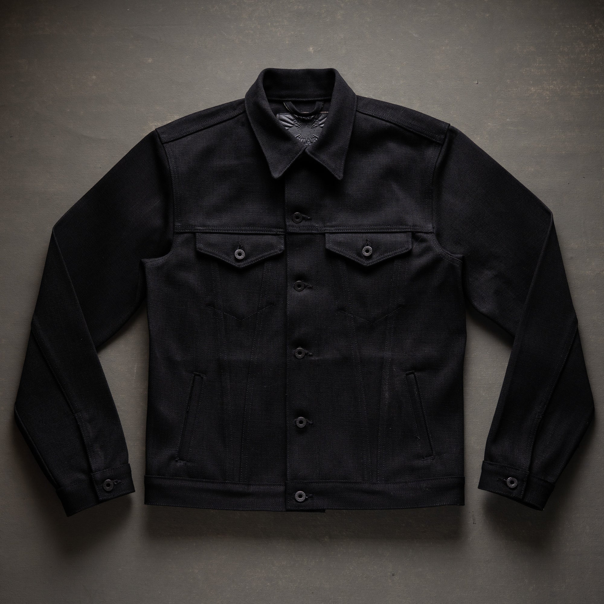The Ironside 21.5oz 'Mayhem' Japan Black Selvedge Denim Jacket