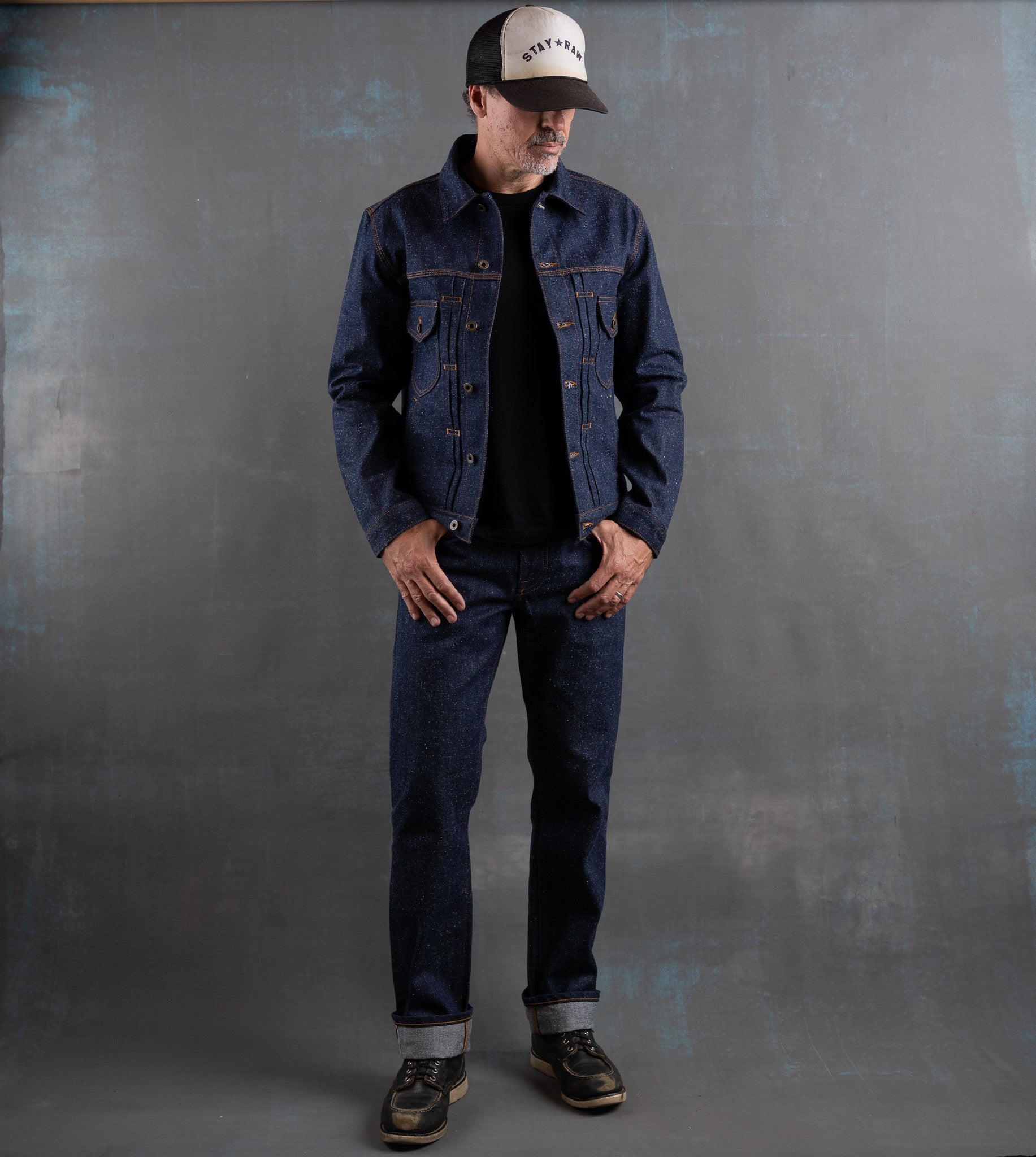 PRE ORDER: Mojave Jacket 15oz Blizzard Selvage Denim