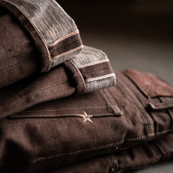 14oz Brown Bear Japan Selvage | Brave Star - Brave Star Selvage