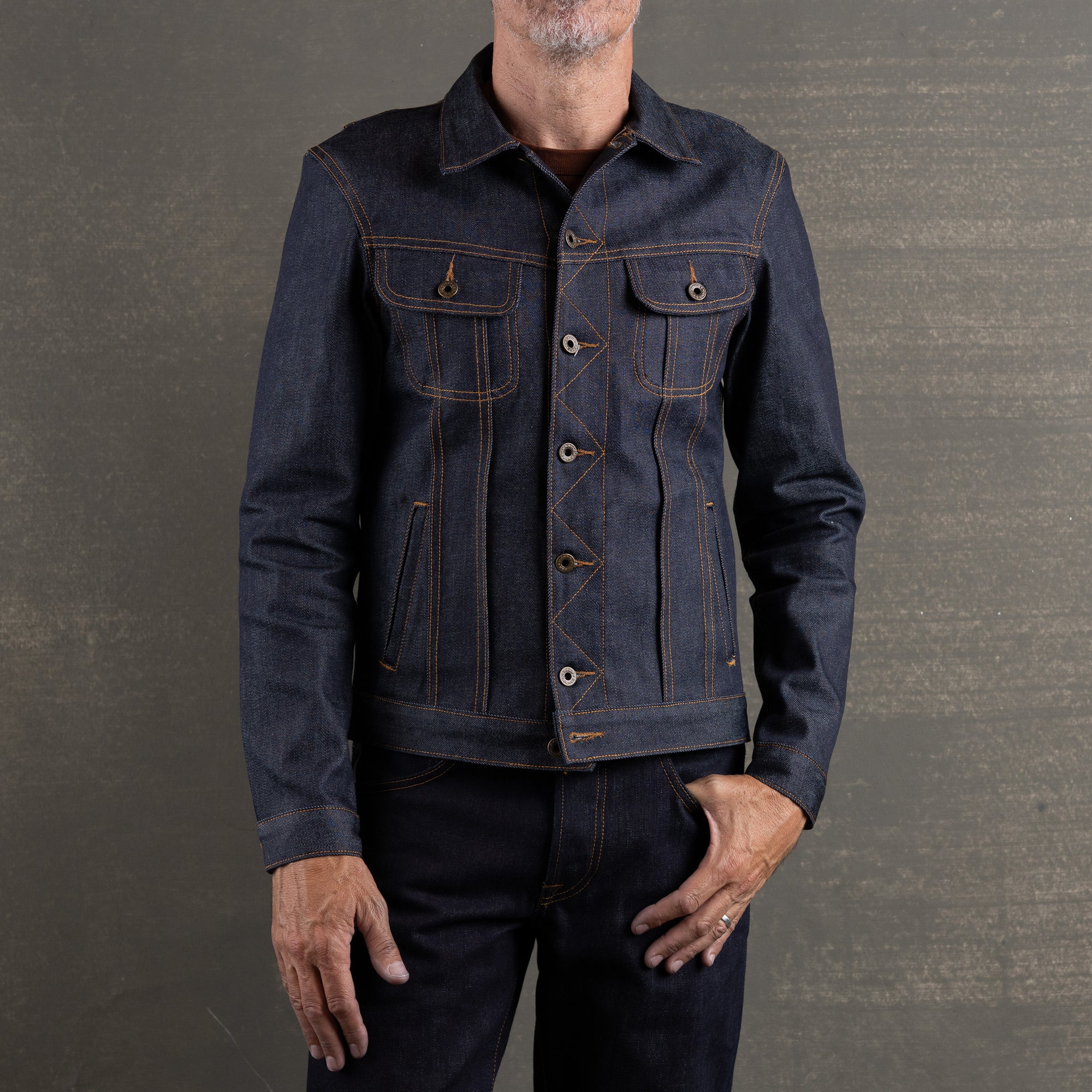 The Steadfast Selvedge Denim Jacket Cone Mills Denim - Brave Star