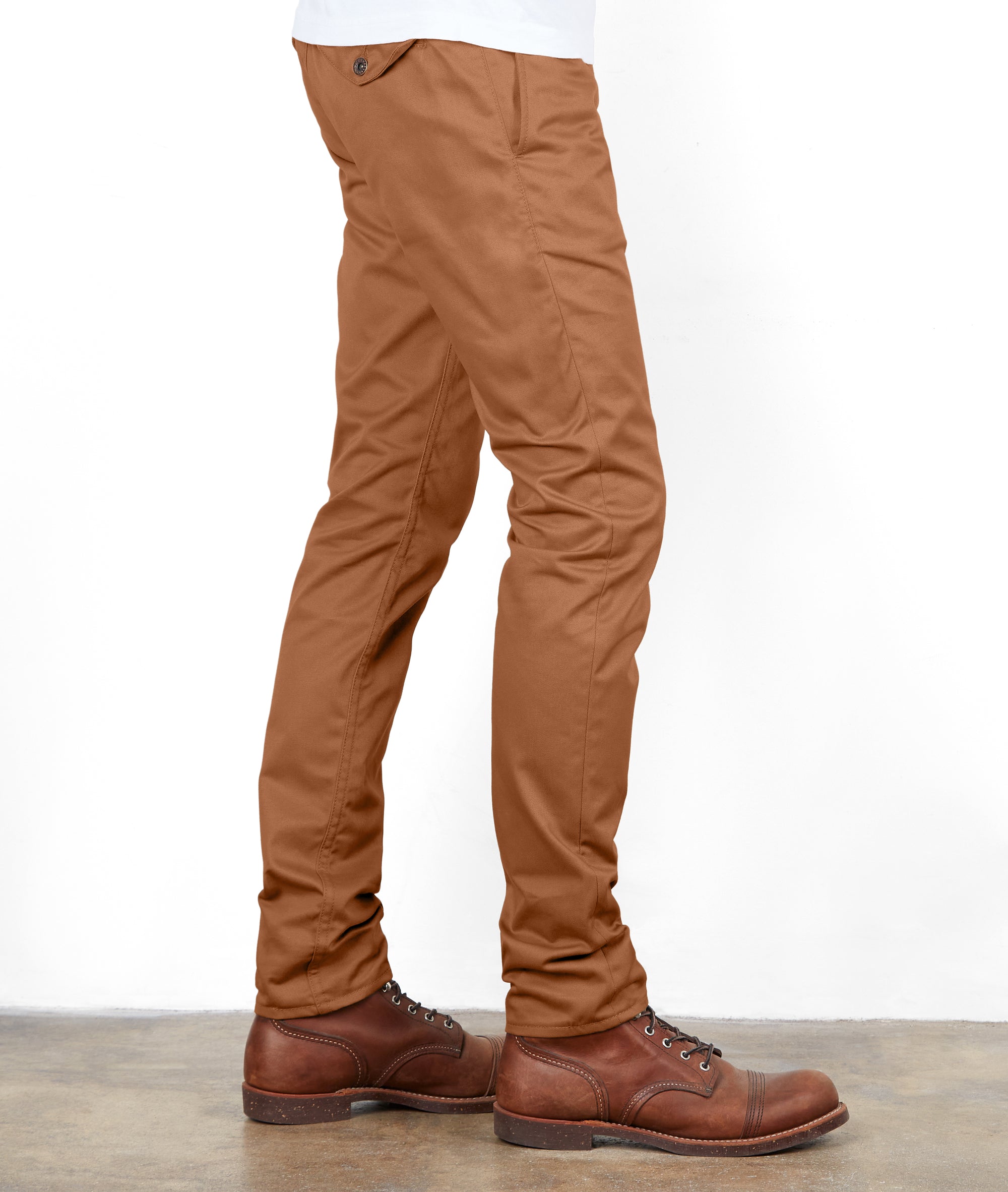 Selvage Chino Tapered Leg In Rust