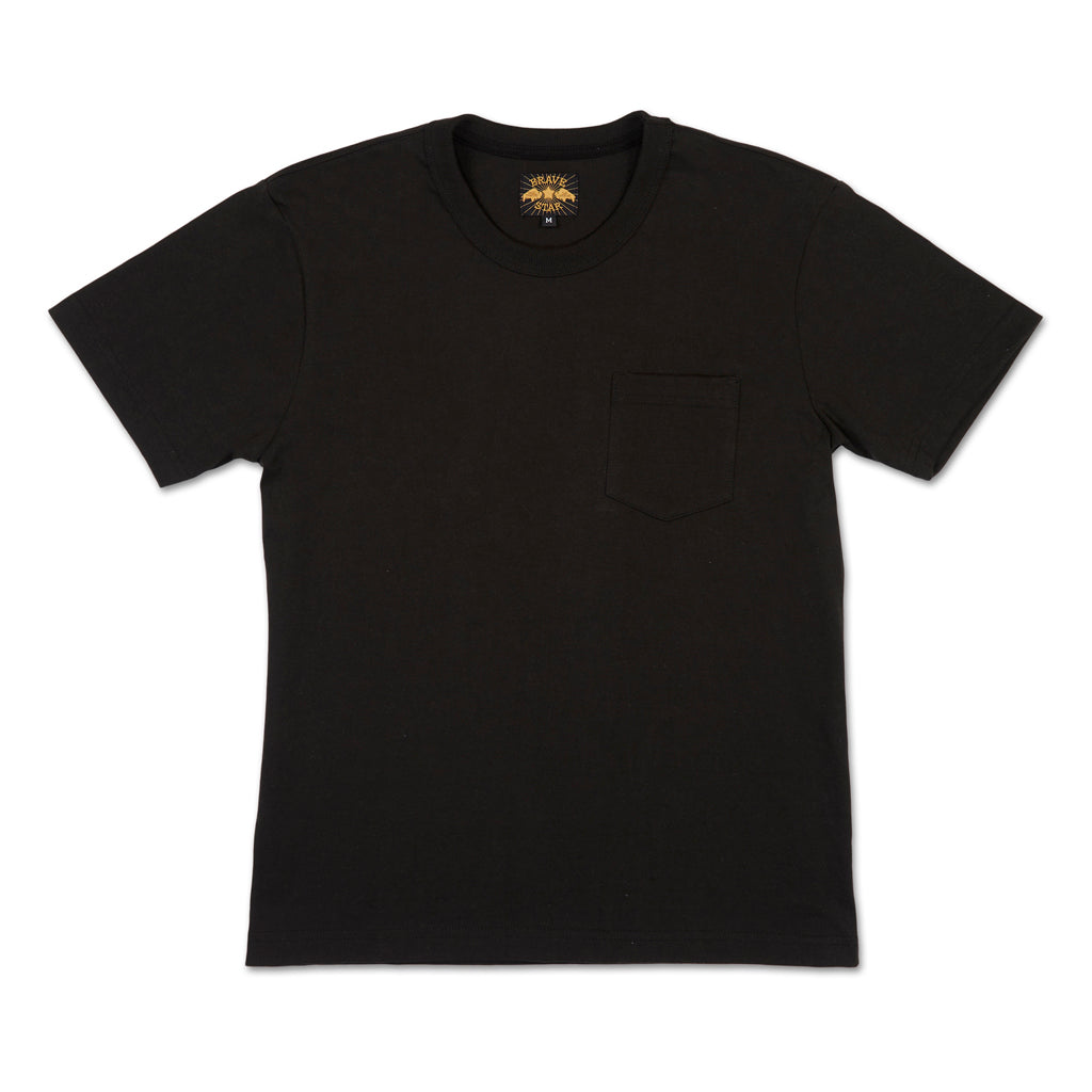 Glory Days Short Sleeve Pocket T-Shirt 8.5oz Heavyweight Cotton/Black